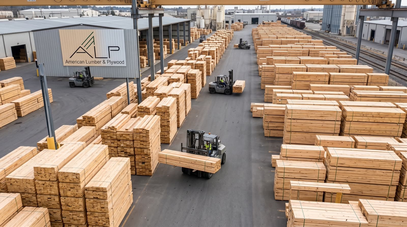 American Lumber & Plywood yard