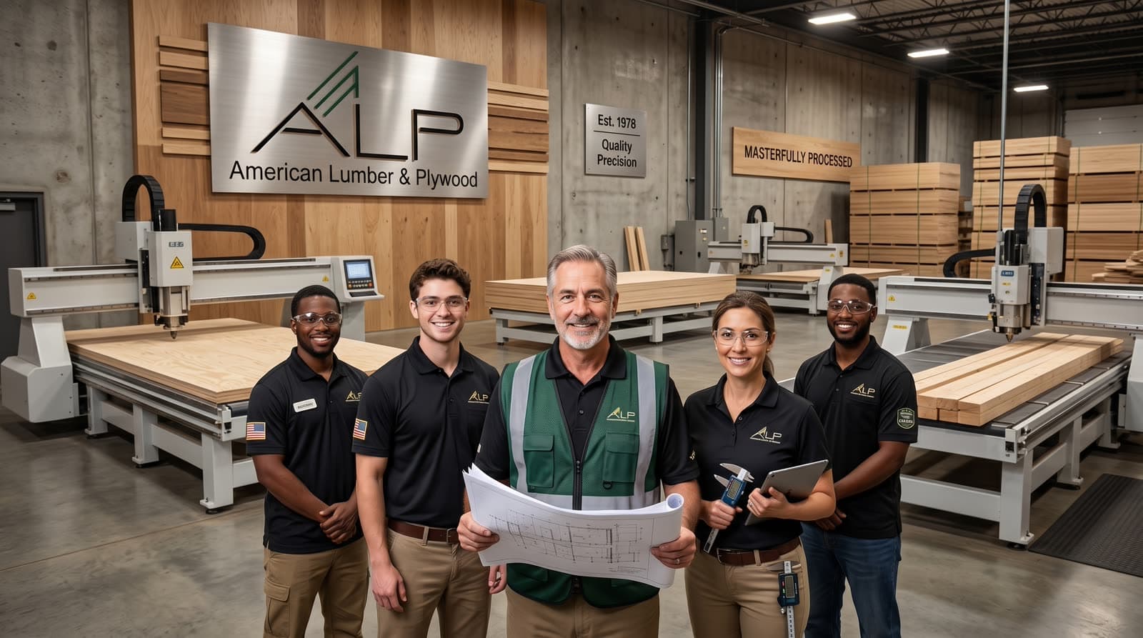 The American Lumber & Plywood team